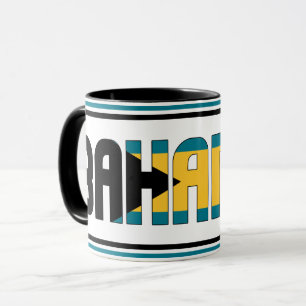 Bahamas National Flag Patriotic Coffee Mug