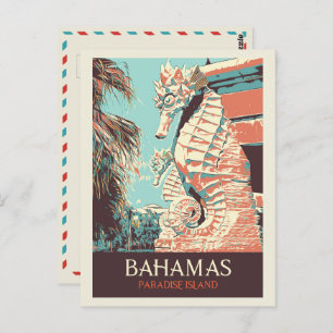 Bahamas Paradise Island, Atlantis sprawling resort Postcard
