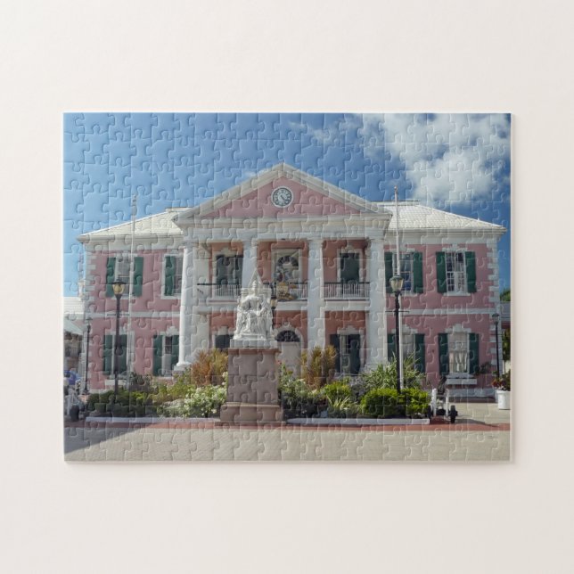 Bahamas Parliament building view puzzle (Horizontal)