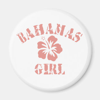 Bahamas Pink Girl Magnet