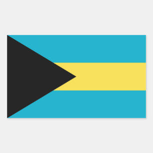BAHAMAS RECTANGULAR STICKER