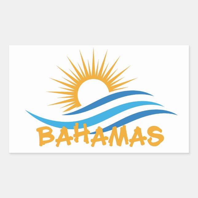 Bahamas Rectangular Sticker (Front)
