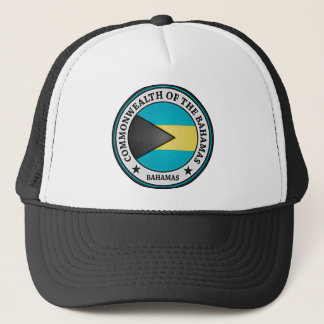Bahamas Round Emblem Trucker Hat
