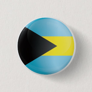 Bahamas  Round Icon Flag 3 Cm Round Badge