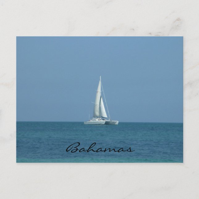 bahamas sail postcard (Front)