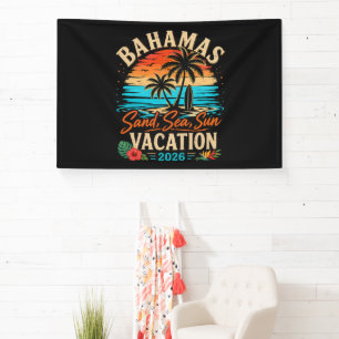 Bahamas Sand Sea Sun Vacation 2026 Banner