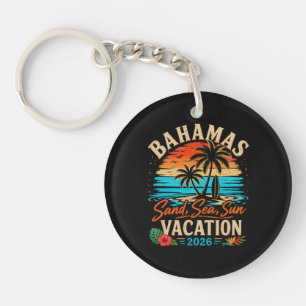 Bahamas Sand Sea Sun Vacation 2026 Key Ring