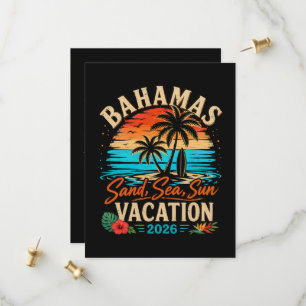 Bahamas Sand Sea Sun Vacation 2026 Save The Date