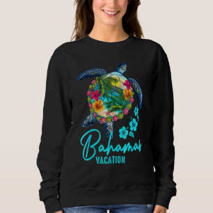 Bahamas Sea Turtle Caribe Family Vacation Group Sweatshirt