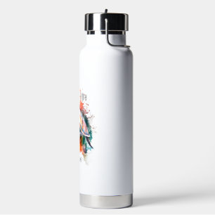 Bahamas Seat Turtle Bahamian Flag Beach Great Shar Water Bottle