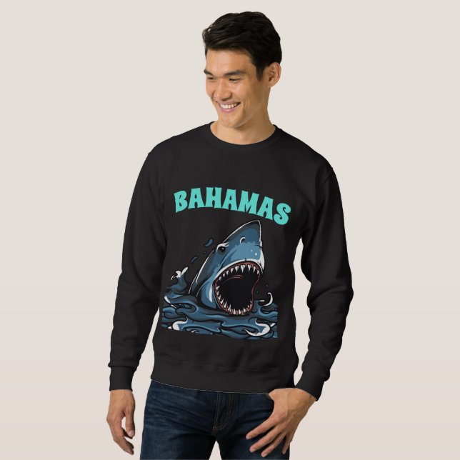 BAHAMAS SHARK T-SHIRTS T-SHIRT (Front Full)