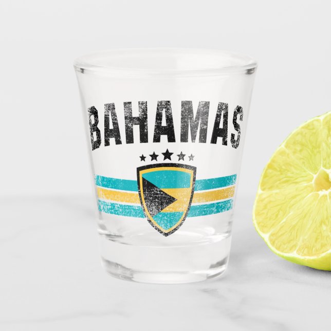 Bahamas                                            shot glass (Front)