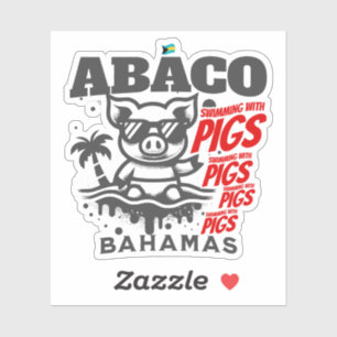 Bahamas Souvenir Gift: Abaco Bahamas Swimming Pigs