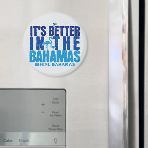 Bahamas Souvenir Gift : Bimini Bahamas Cruise Magnet