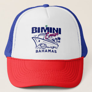 Bahamas Souvenir Gift : Bimini Bahamas Cruise Trucker Hat