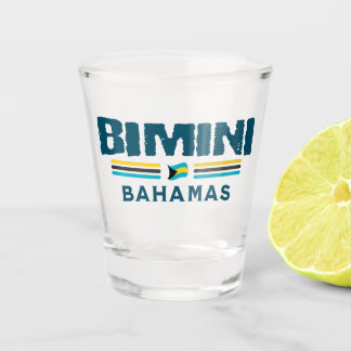 Bahamas Souvenir Gift: Bimini Bahamas Independence Shot Glass