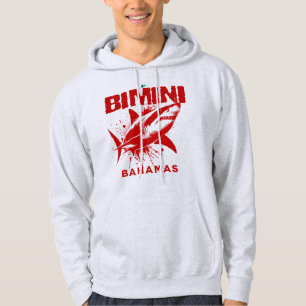 Bahamas Souvenir Gift : Bimini Bahamas Shark Fish Hoodie