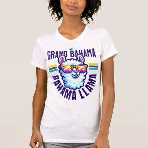 Bahamas Souvenir Gift : Grand Bahama Bahamas Llama T-Shirt