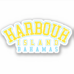 Bahamas Sticker Harbour Island Vacation Cruise