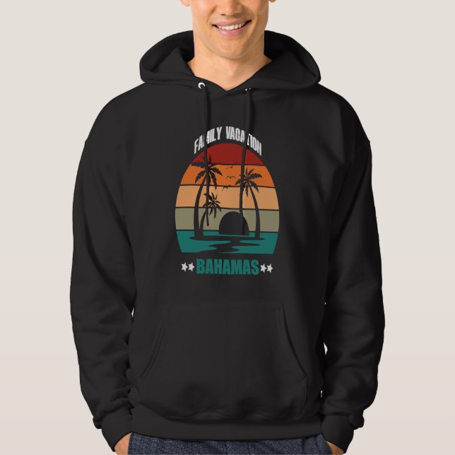Bahamas Summer Family Couple Matching Holiday Hoodie (Front)