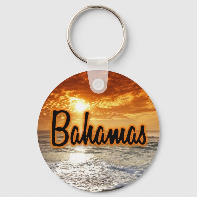 Bahamas sunset key ring (Front)