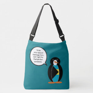 Bahamas Talking Ms Penguin Crossbody Bag
