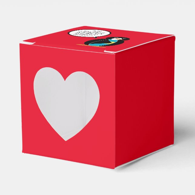 Bahamas Talking Ms Penguin  Favour Box (Front Side)