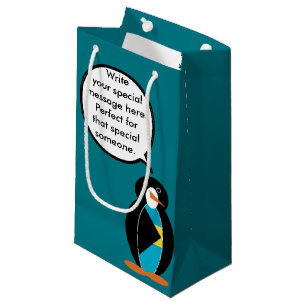 Bahamas Talking Ms Penguin Small Gift Bag