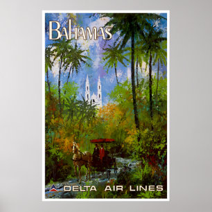 Bahamas Travel Art Print Poster Home (XR3390)