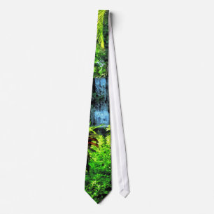 Bahamas - Tropical Waterfall Tie