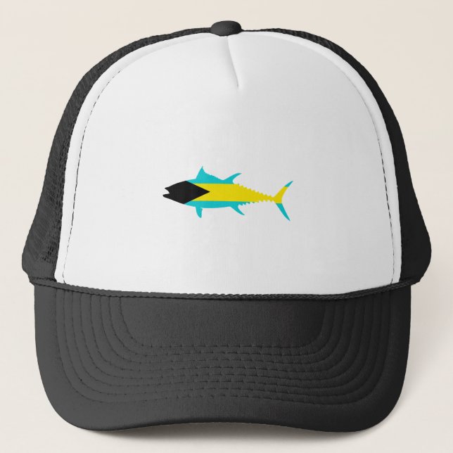 bahamas tuna trucker hat (Front)