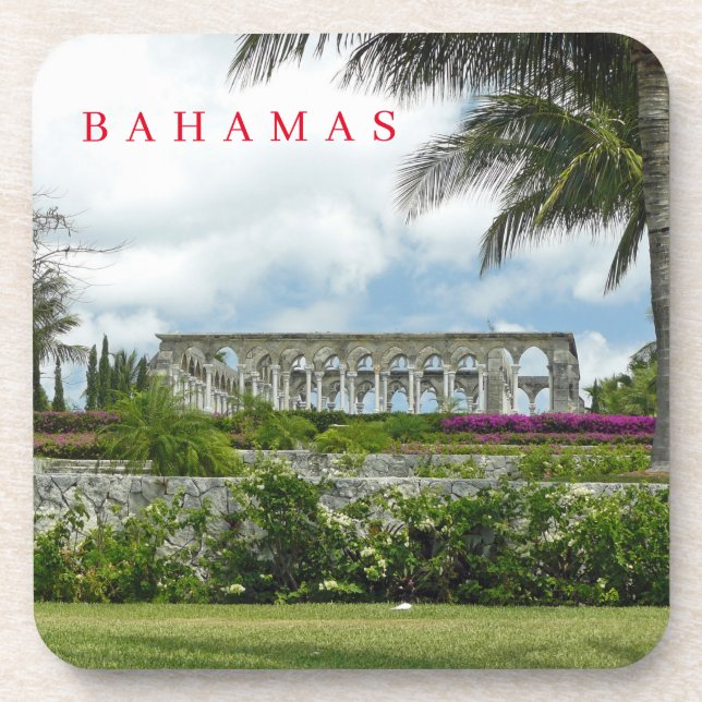 Bahamas Versailles Gardens view coasters (Front)