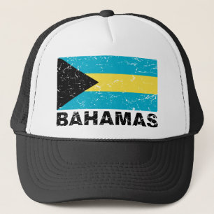 Bahamas Vintage Flag Trucker Hat