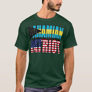 Bahamian American Patriot Pride Heritage Flag Gift T-Shirt