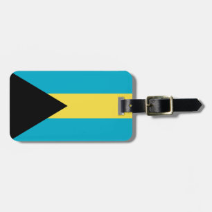 Bahamian Flag Luggage Tag
