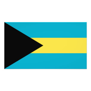 Bahamian Flag Photo Print