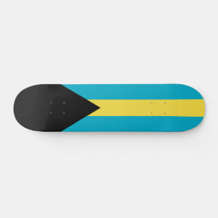 Bahamian Flag Skateboard