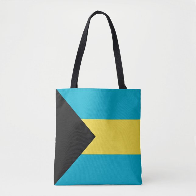 Bahamian Flag Tote Bag (Front)