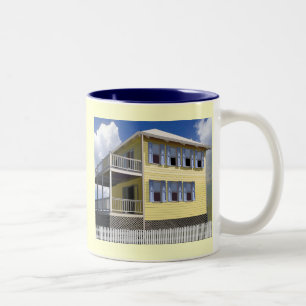 Bahamian House Two-Tone Coffee Mug