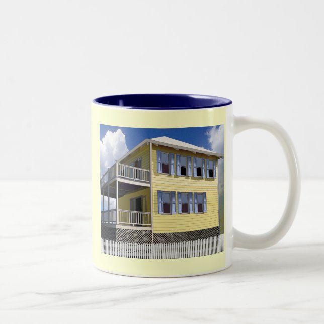 Bahamian House Two-Tone Coffee Mug (Right)