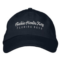 Bahia Honda Key Florida Embroidered Baseball Hat