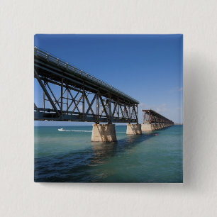 Bahia Honda State Park, Florida Keys, Key 15 Cm Square Badge