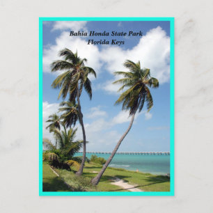 Bahia Honda State Park Florida Keys Photo Print Holiday Postcard