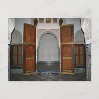 Bahia palace ...a door postcard