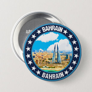 Bahrain 7.5 cm round badge