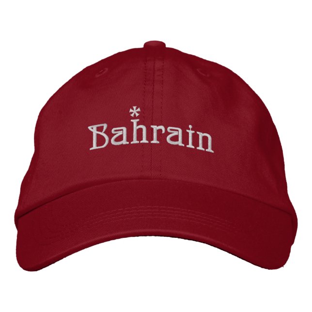 Bahrain Embroidered Baseball Hat (Front)