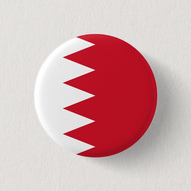 Bahrain Flag 3 Cm Round Badge (Front)