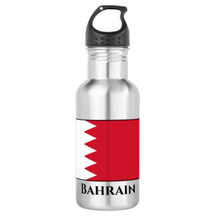 Bahrain Flag 532 Ml Water Bottle