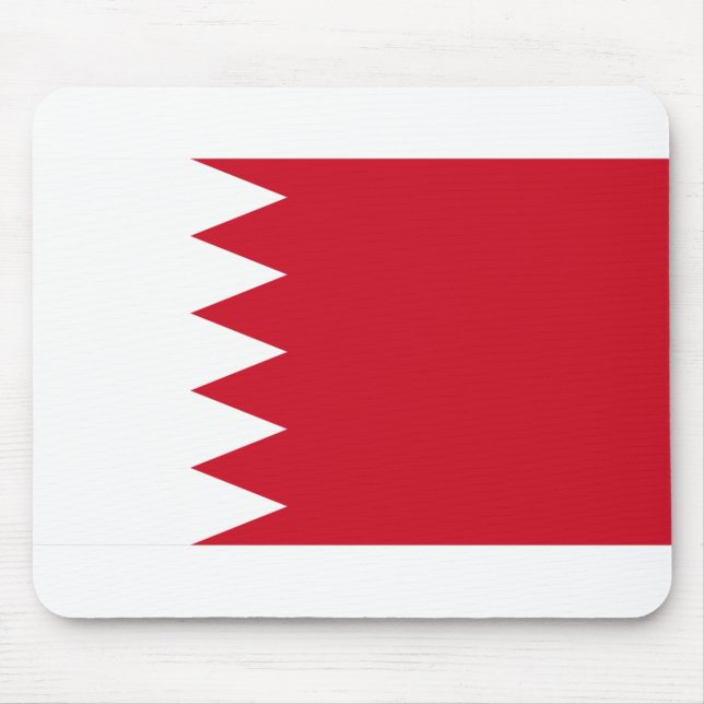 Bahrain Flag Mouse Pad (Front)