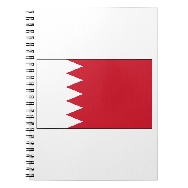Bahrain Flag Notebook (Front)
